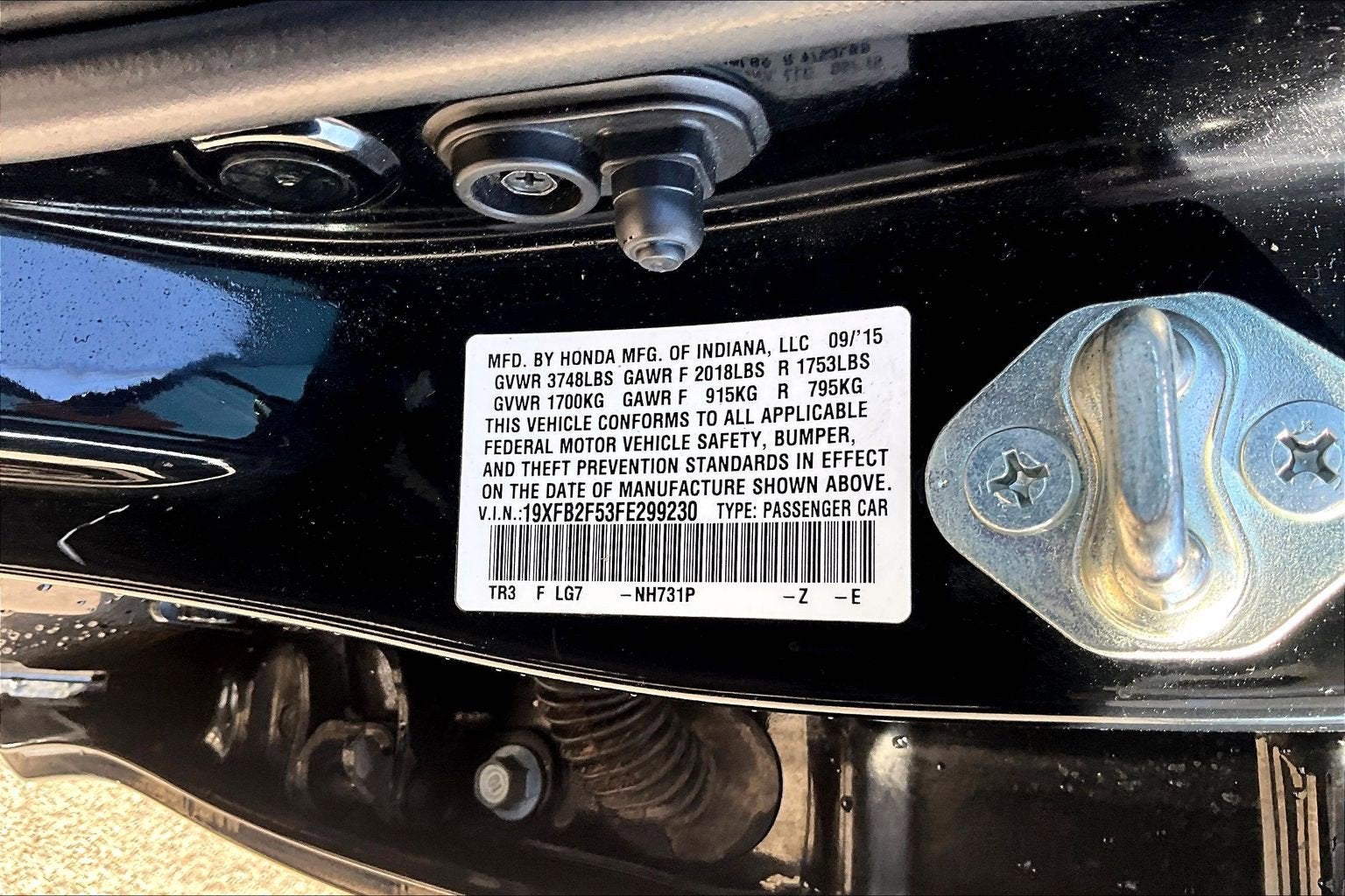 2015 Honda Civic Sedan LX