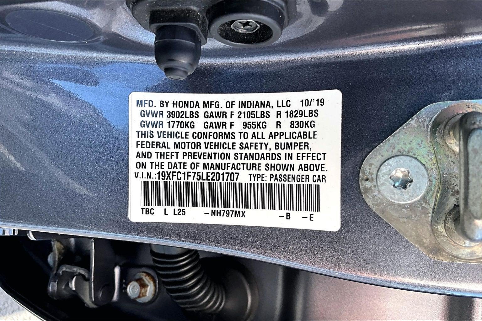 2020 Honda Civic Sedan EX-L