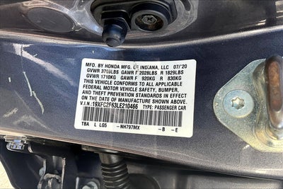 2020 Honda Civic Sedan LX