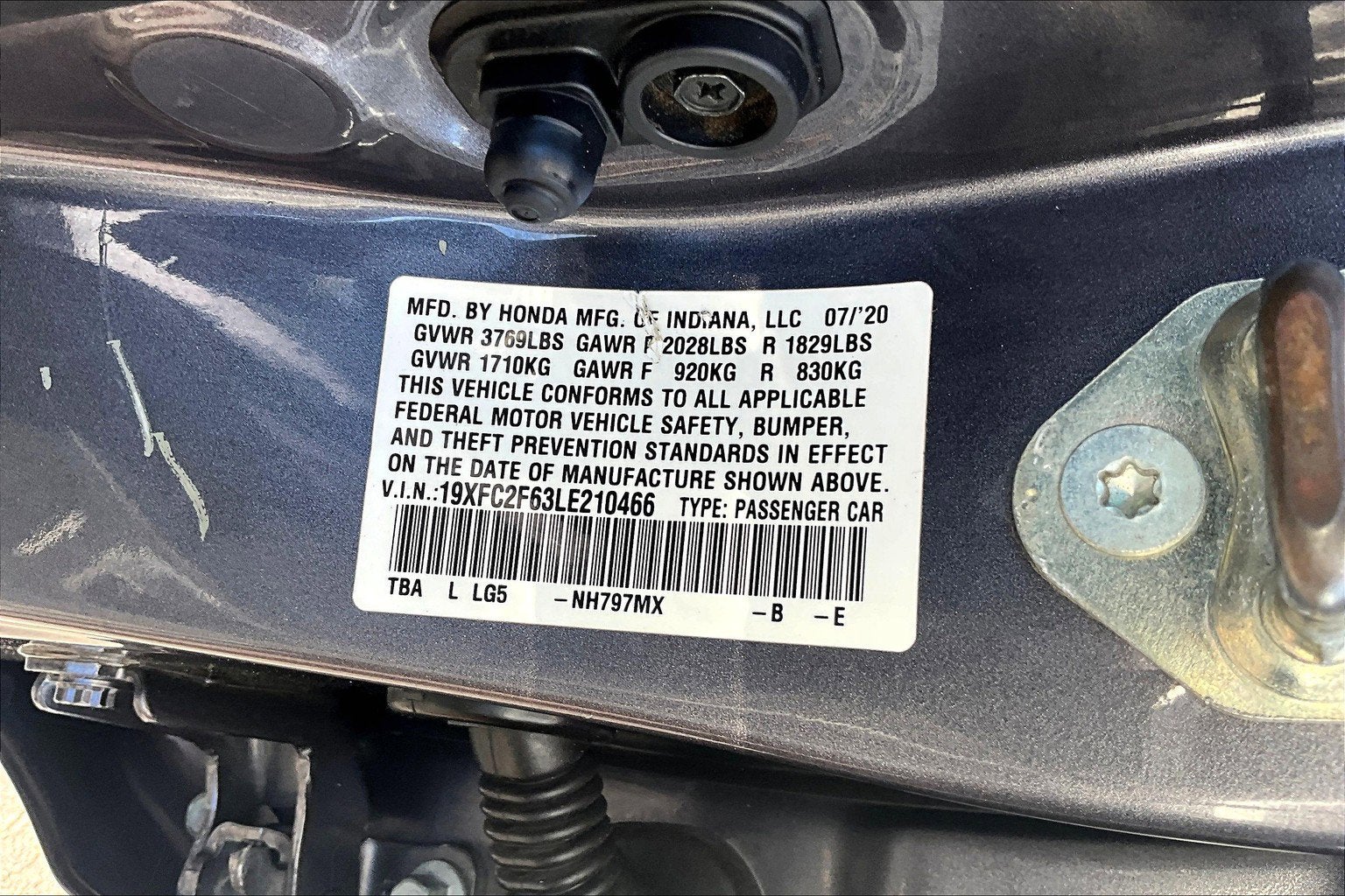 2020 Honda Civic Sedan LX