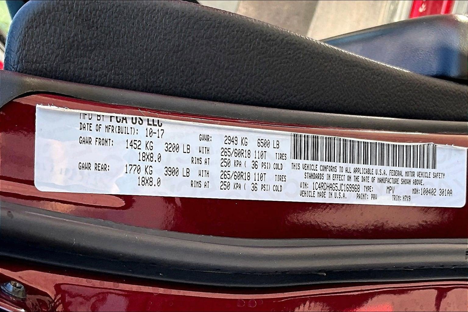 2018 Dodge Durango SXT