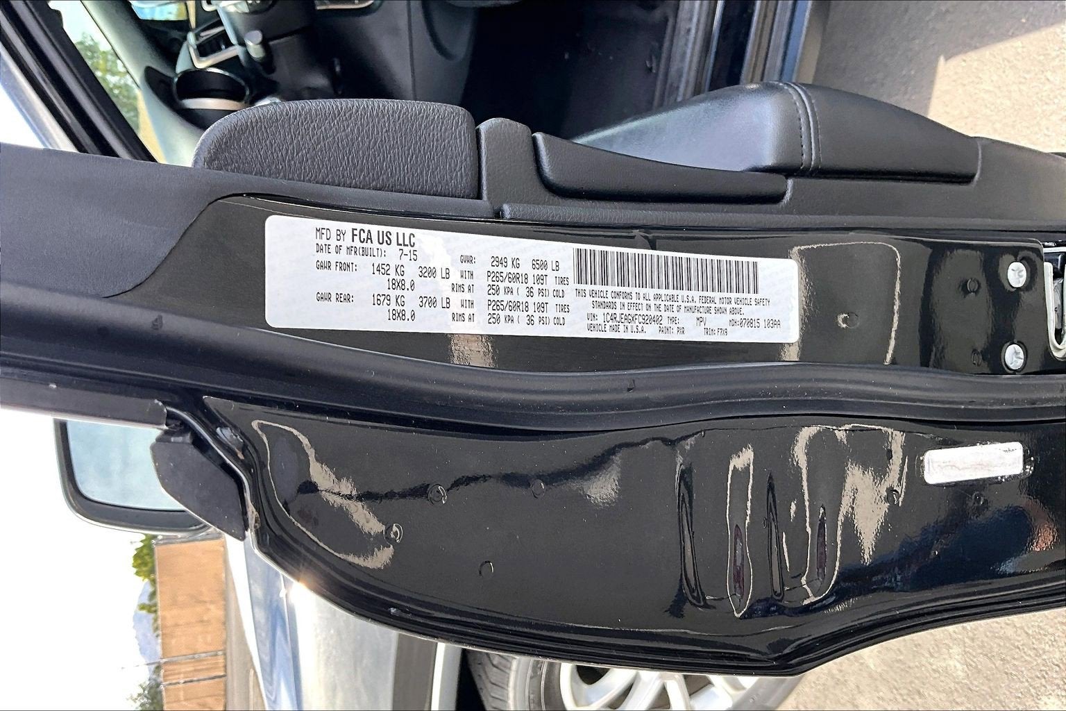 2015 Jeep Grand Cherokee Laredo