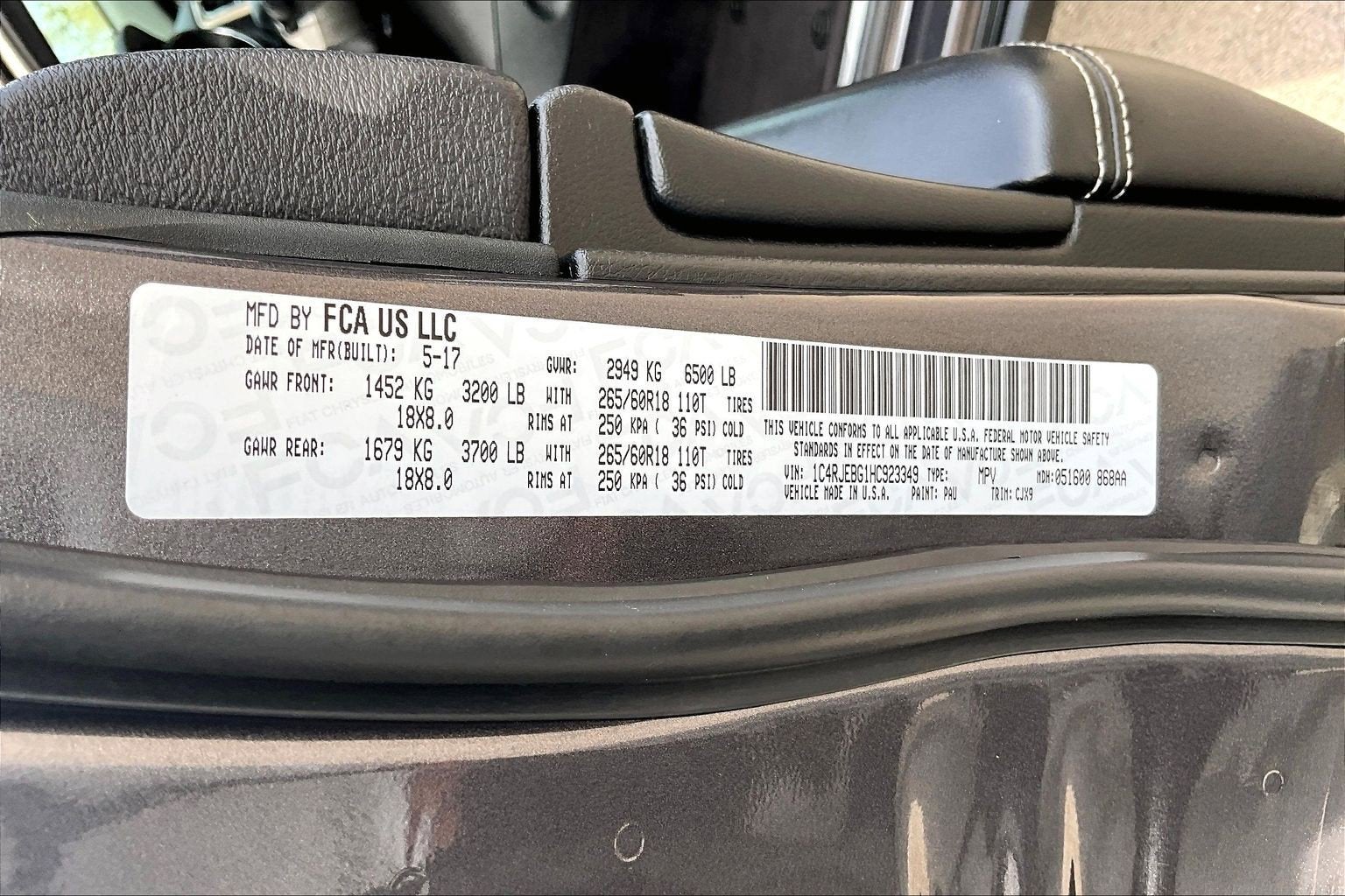 2017 Jeep Grand Cherokee Limited