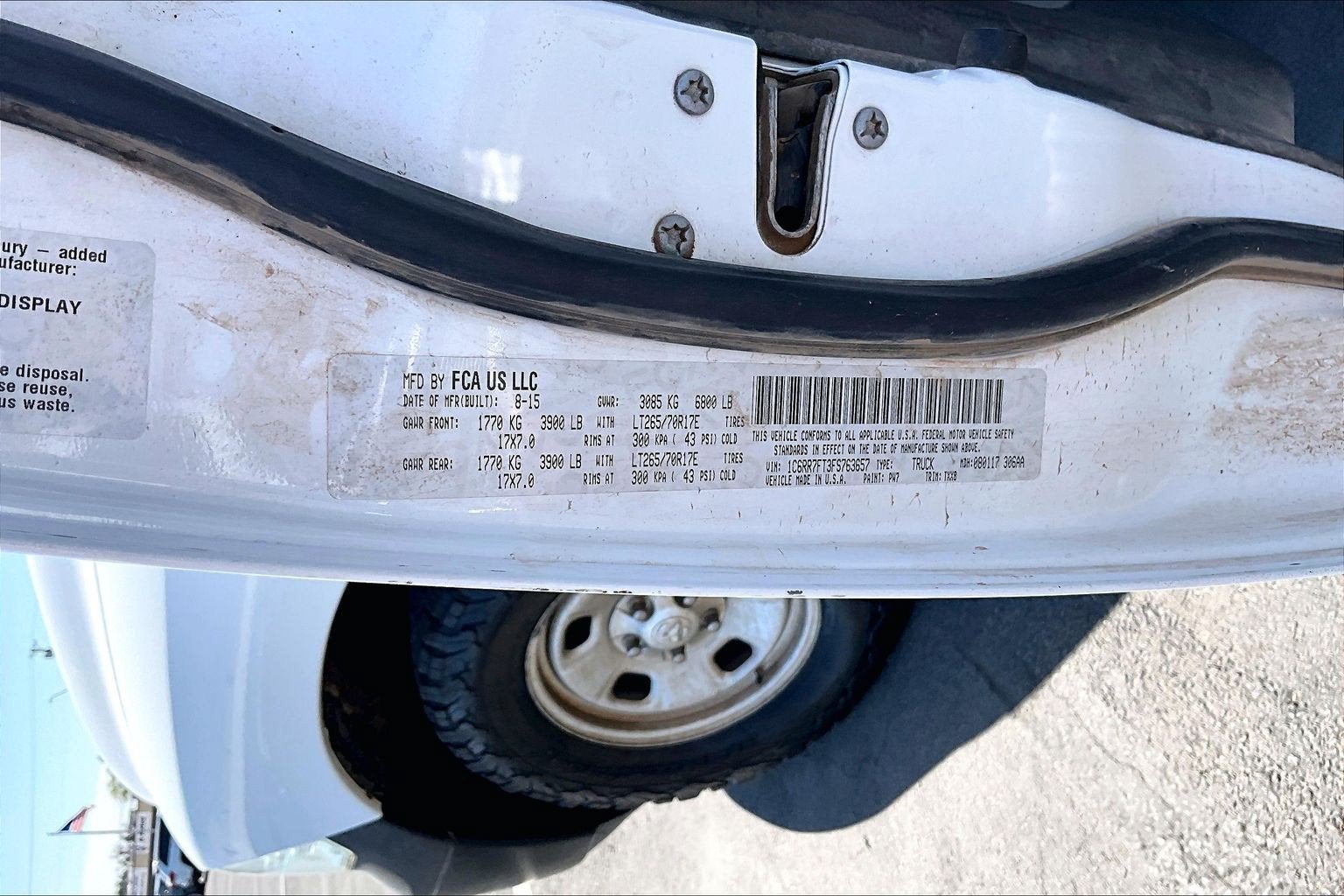 2015 RAM 1500 Tradesman
