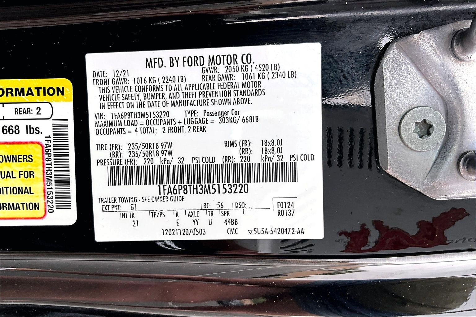 2021 Ford Mustang EcoBoost
