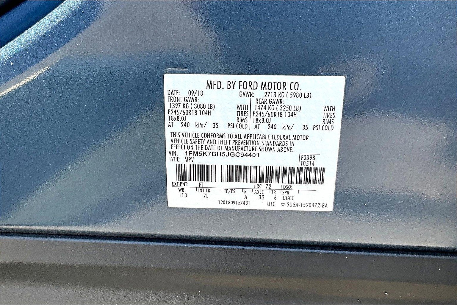 2018 Ford Explorer Base