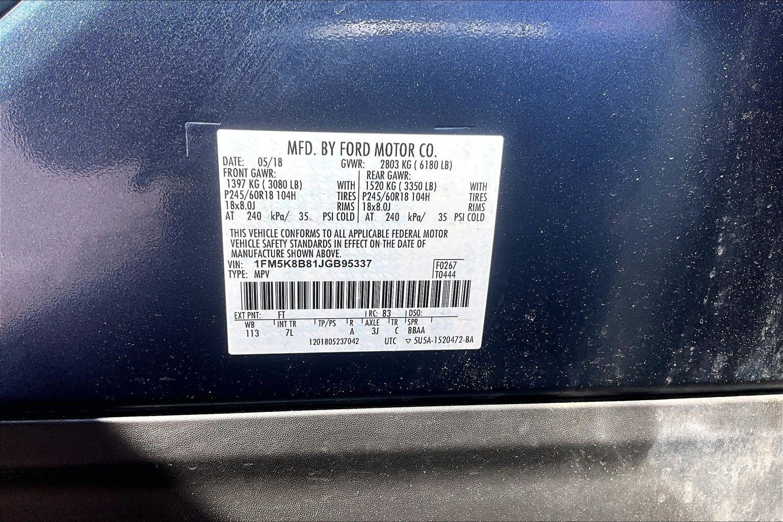 2018 Ford Explorer Base