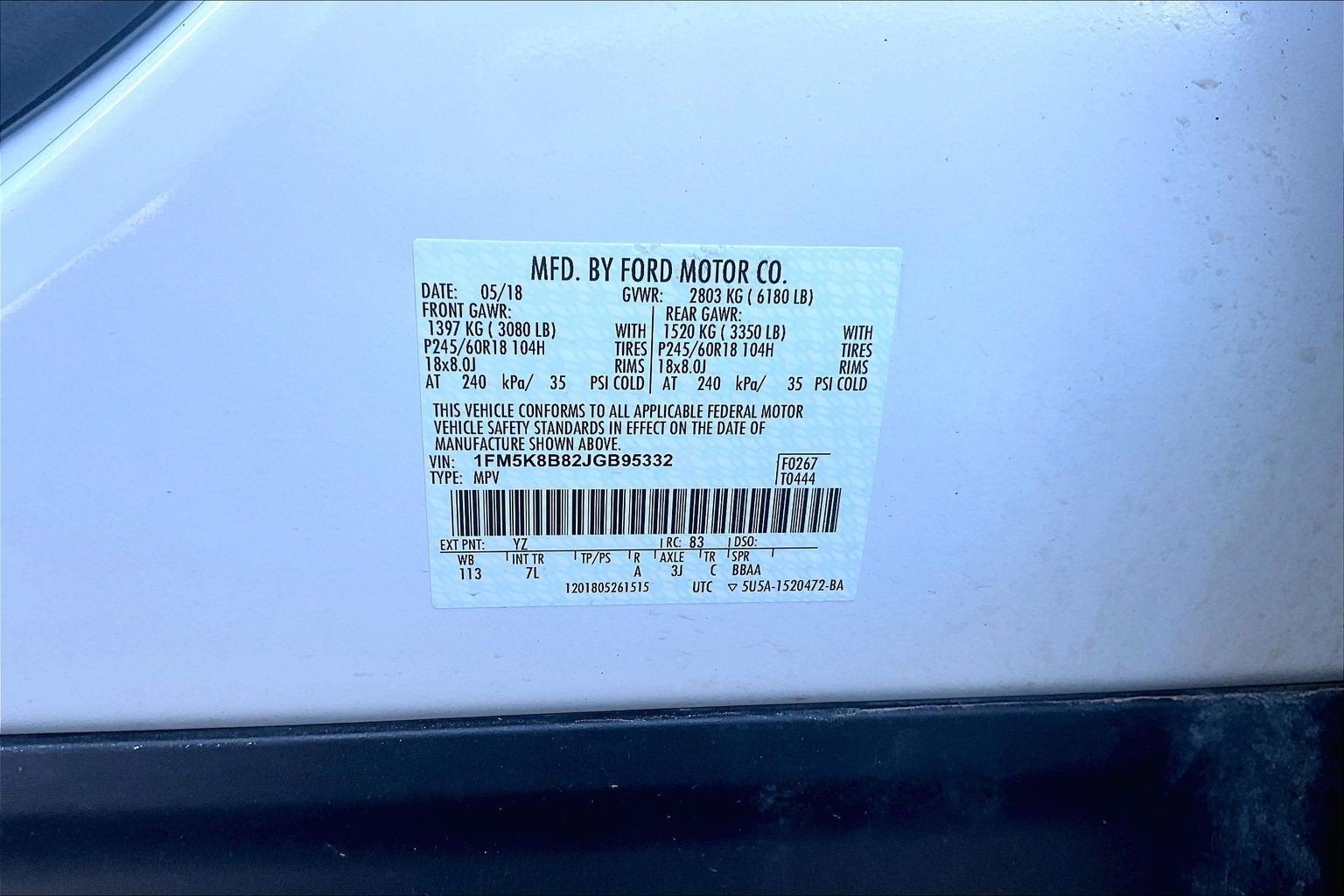 2018 Ford Explorer Base