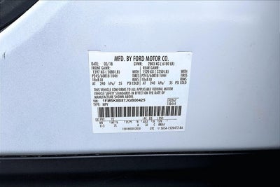 2018 Ford Explorer Base