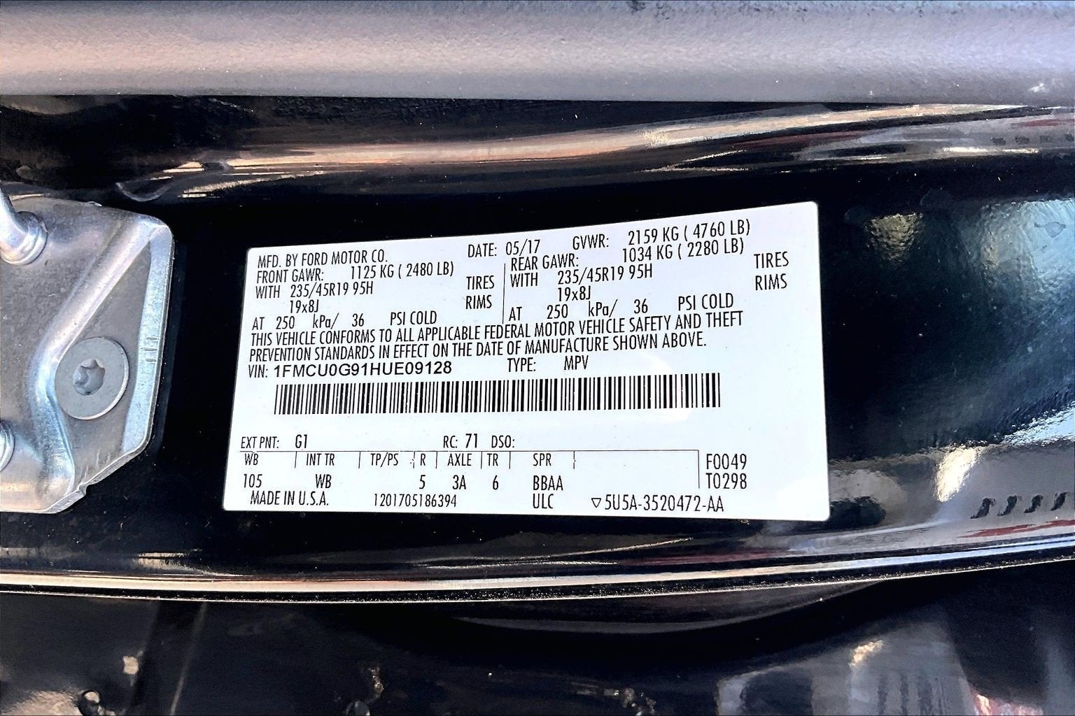 2017 Ford Escape SE