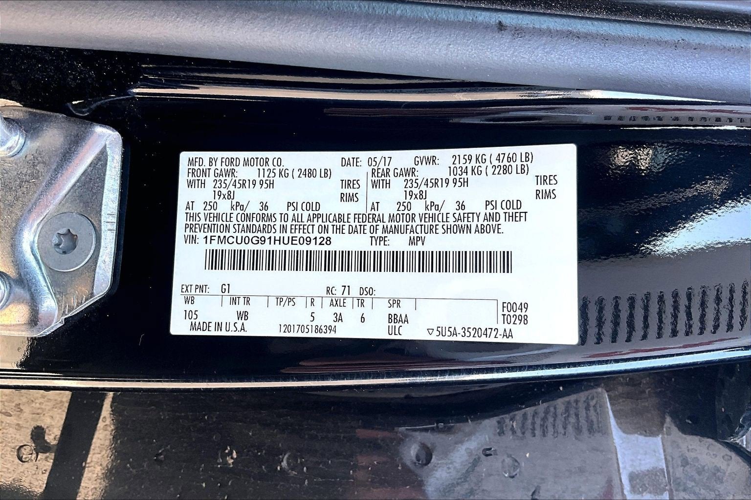 2017 Ford Escape SE