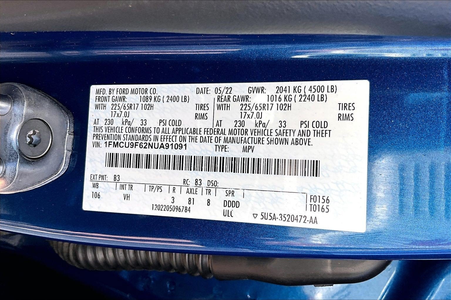2022 Ford Escape S