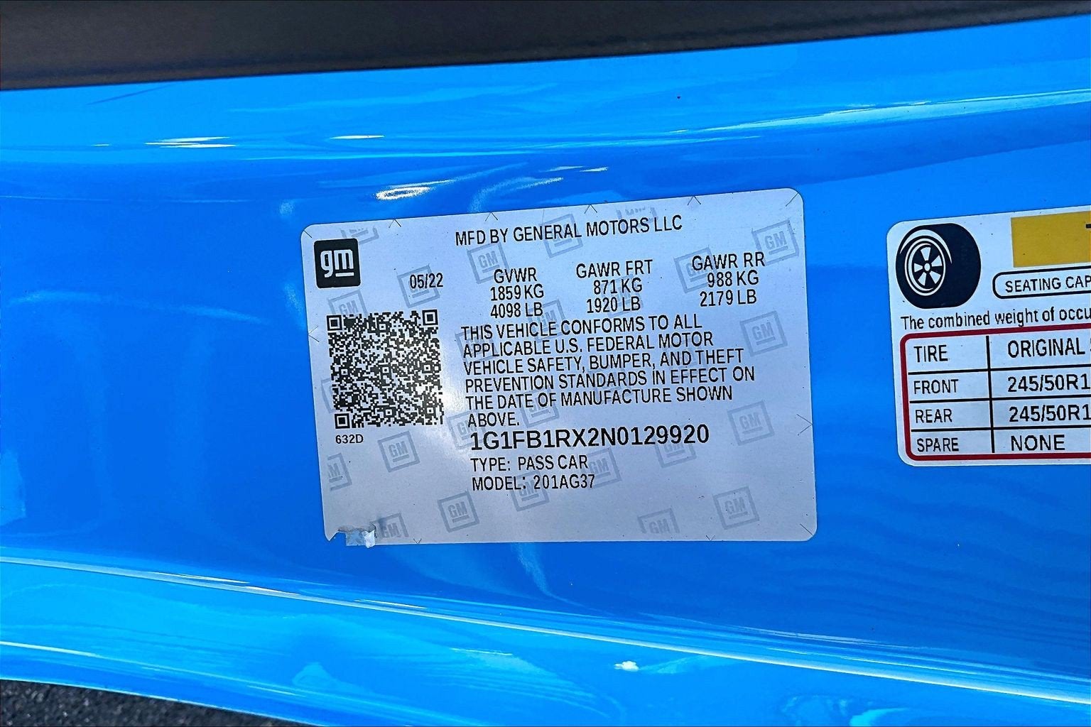 2022 Chevrolet Camaro 1LT