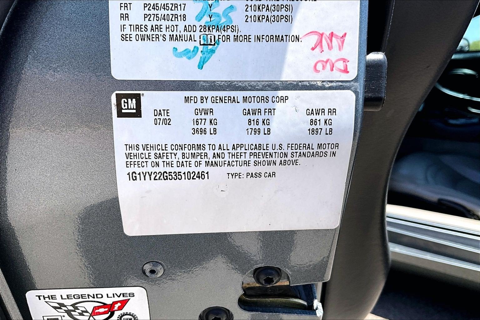 2003 Chevrolet Corvette Base