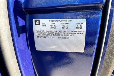 2007 Chevrolet Corvette Base