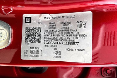 2020 Chevrolet Colorado 2WD LT