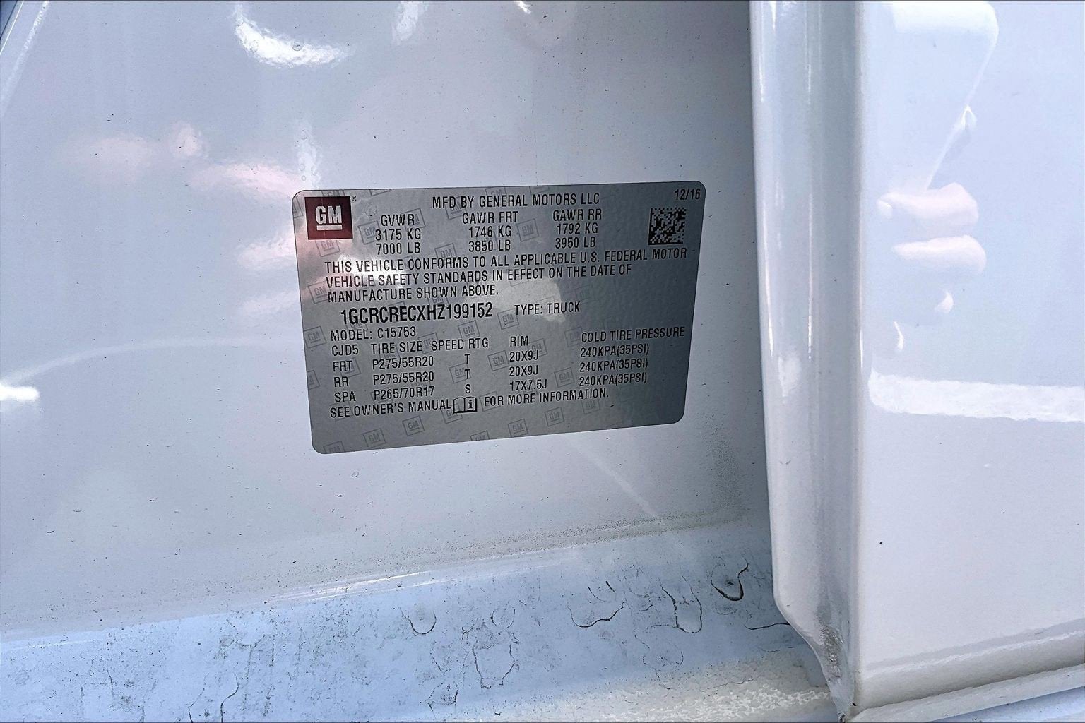 2017 Chevrolet Silverado 1500 LT