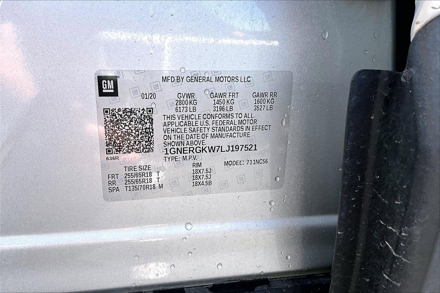 2020 Chevrolet Traverse LT Cloth