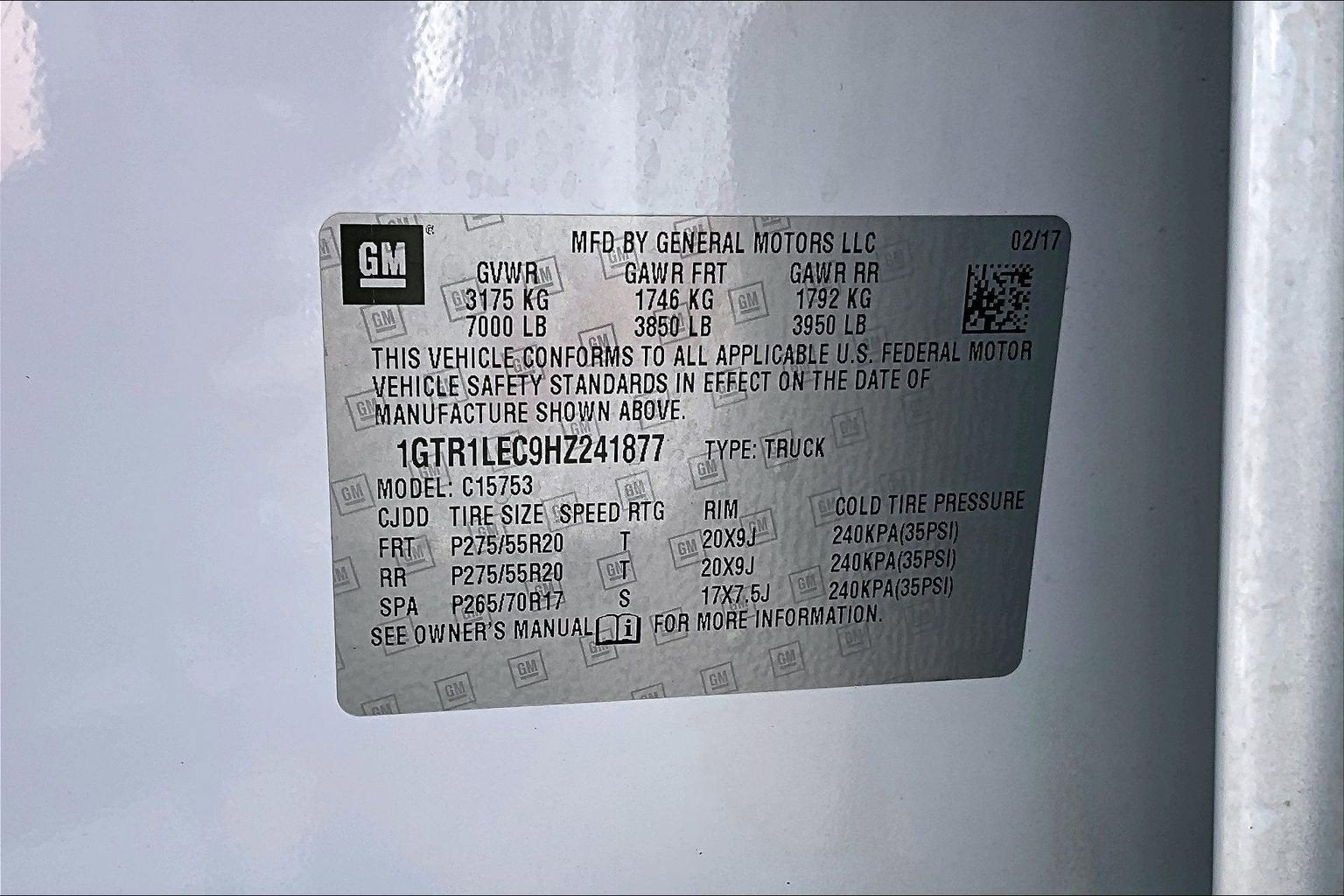 2017 GMC Sierra 1500 Base