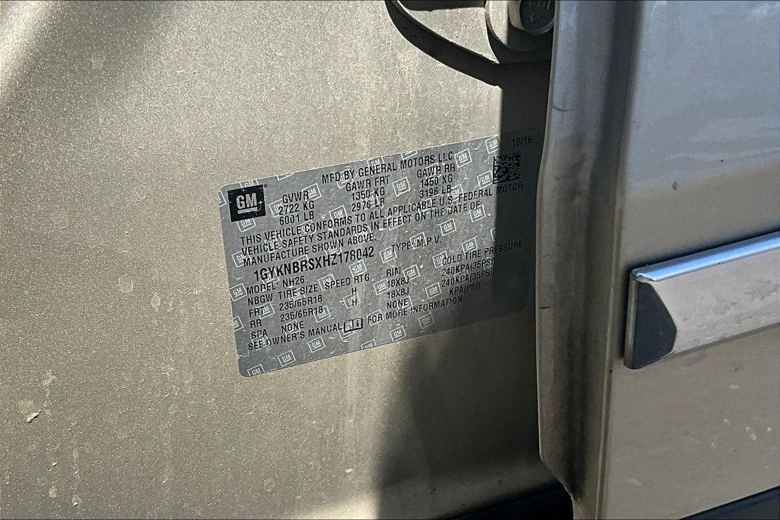 2017 Cadillac XT5 Luxury FWD