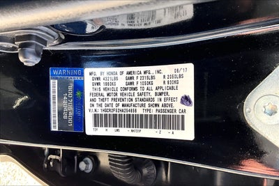 2017 Honda Accord Sedan Sport