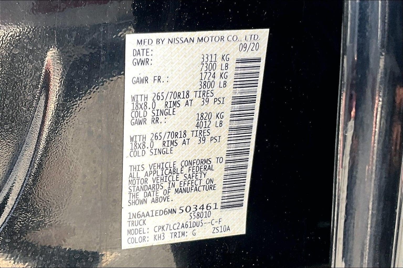 2021 Nissan Titan SV