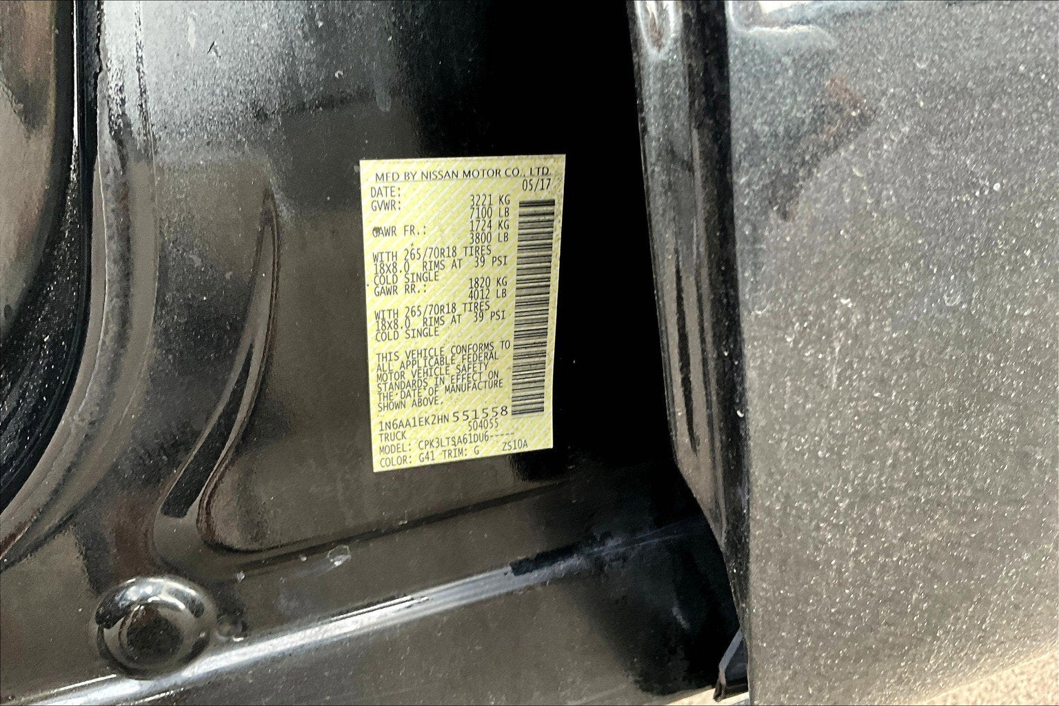 2017 Nissan Titan SV