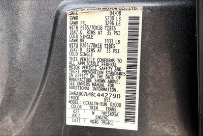 2008 Nissan Frontier SE