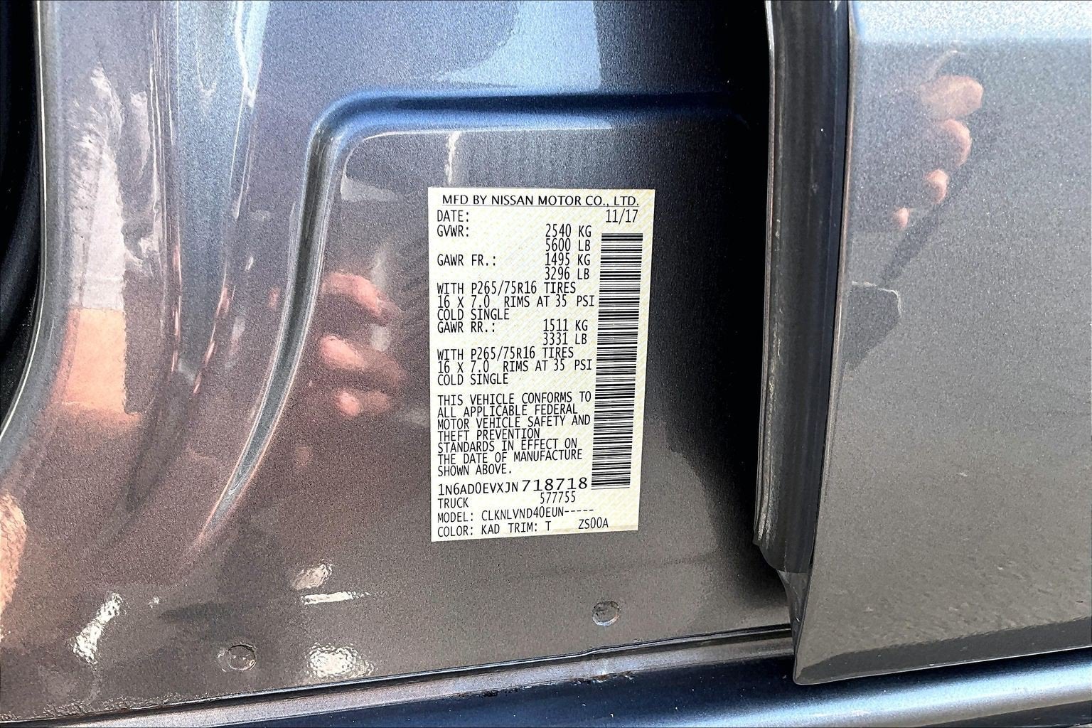 2018 Nissan Frontier PRO-4X