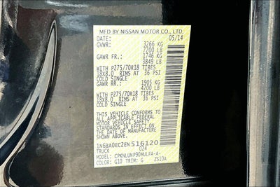 2014 Nissan Titan PRO-4X