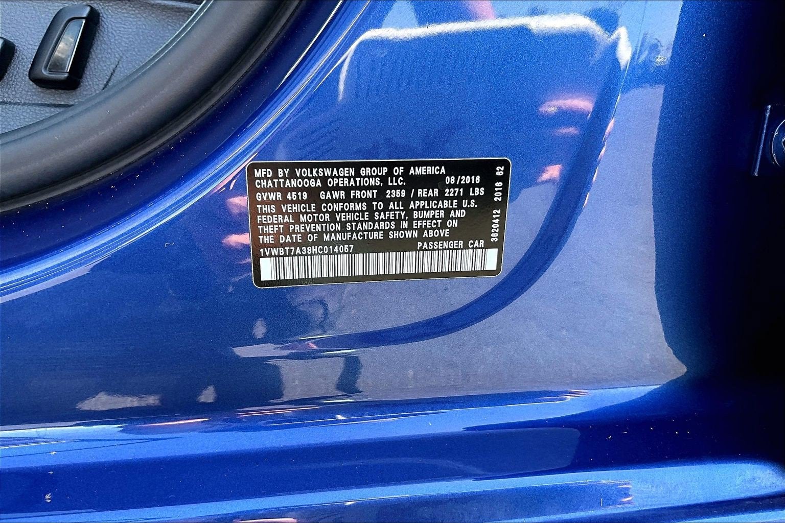 2017 Volkswagen Passat 1.8T SE