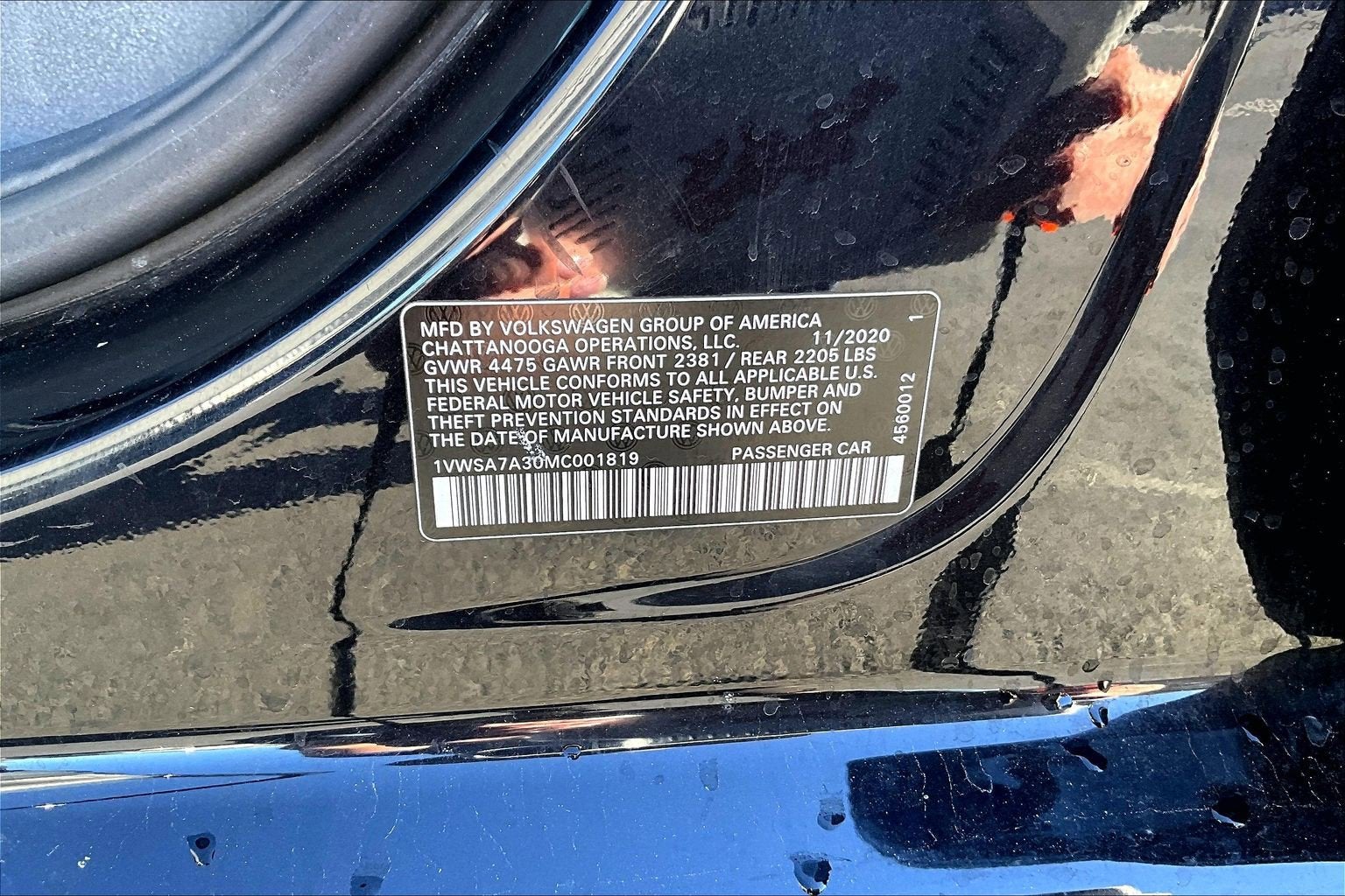 2021 Volkswagen Passat 2.0T SE