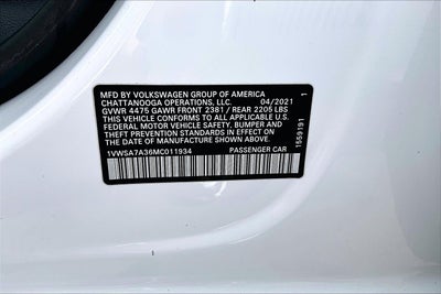 2021 Volkswagen Passat 2.0T SE