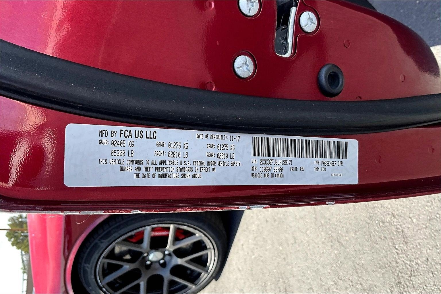 2018 Dodge Challenger 392 Hemi Scat Pack Shaker