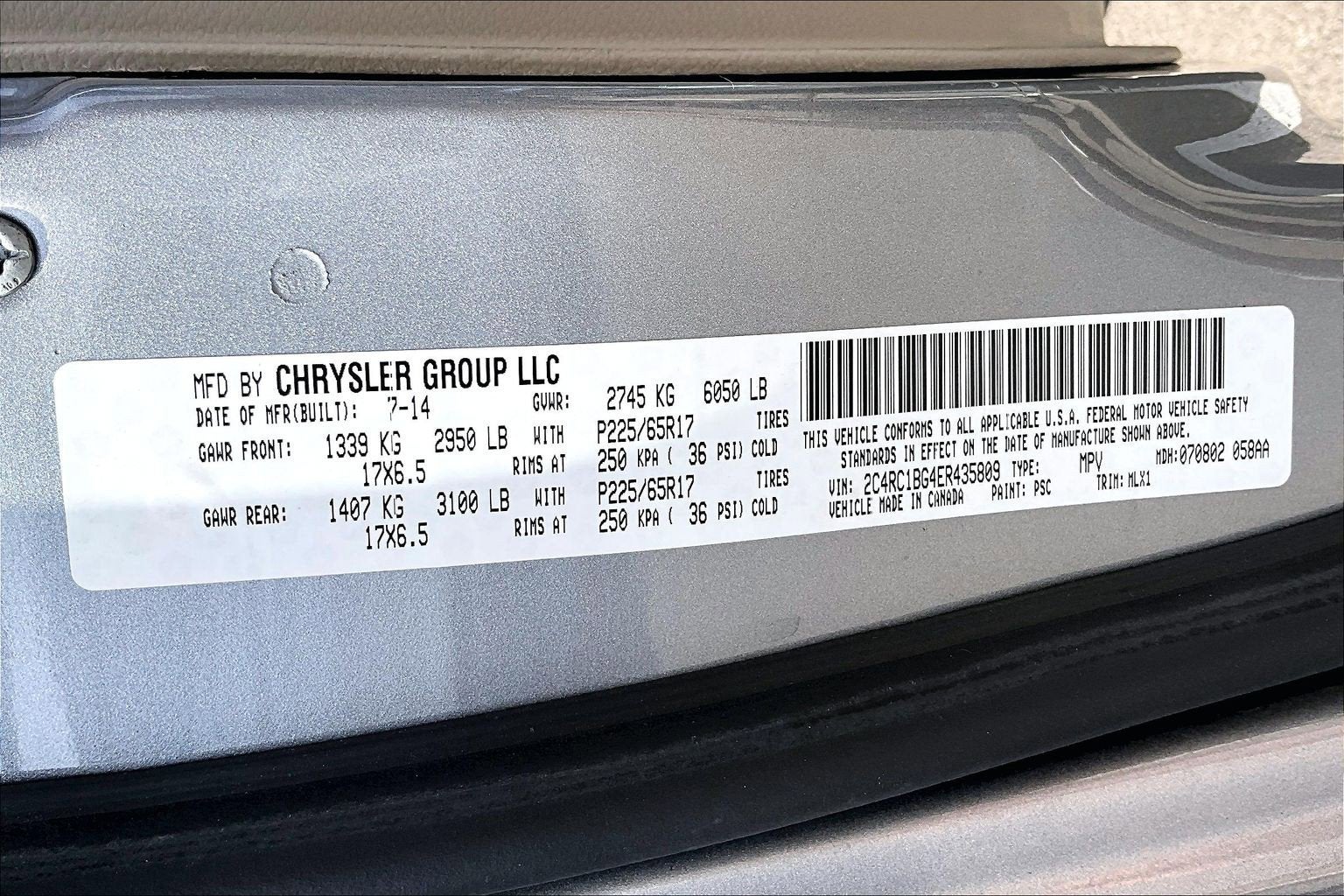 2014 Chrysler Town & Country Touring