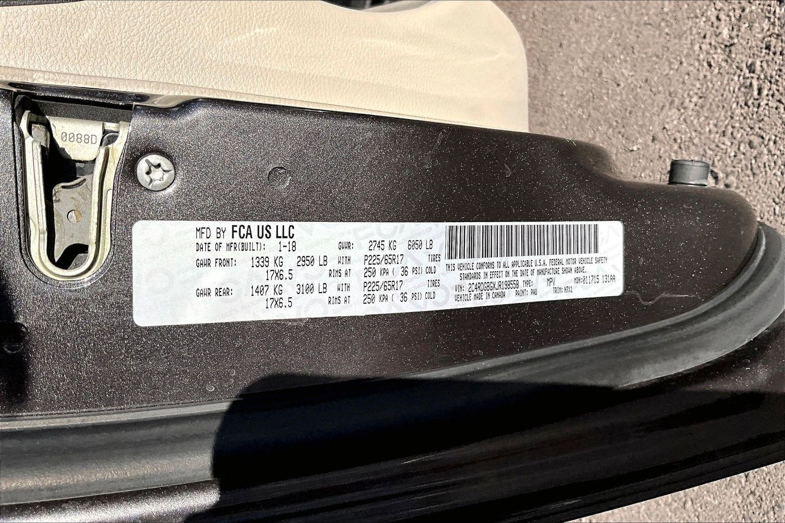 2018 Dodge Grand Caravan SE