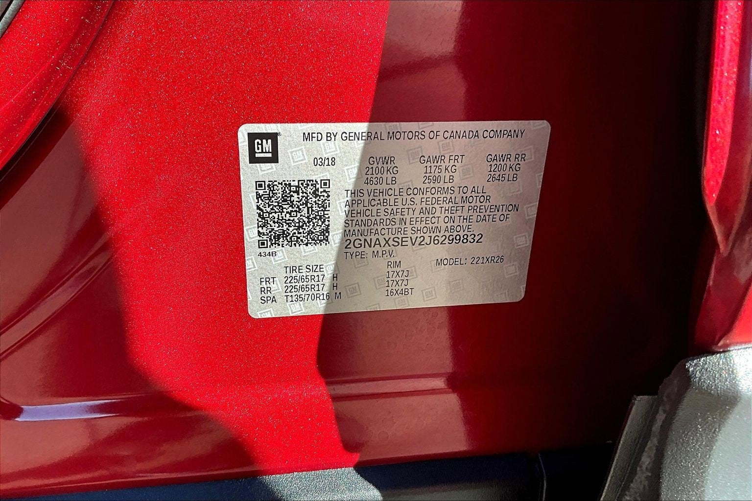 2018 Chevrolet Equinox LT