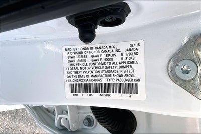 2018 Honda Civic Sedan LX