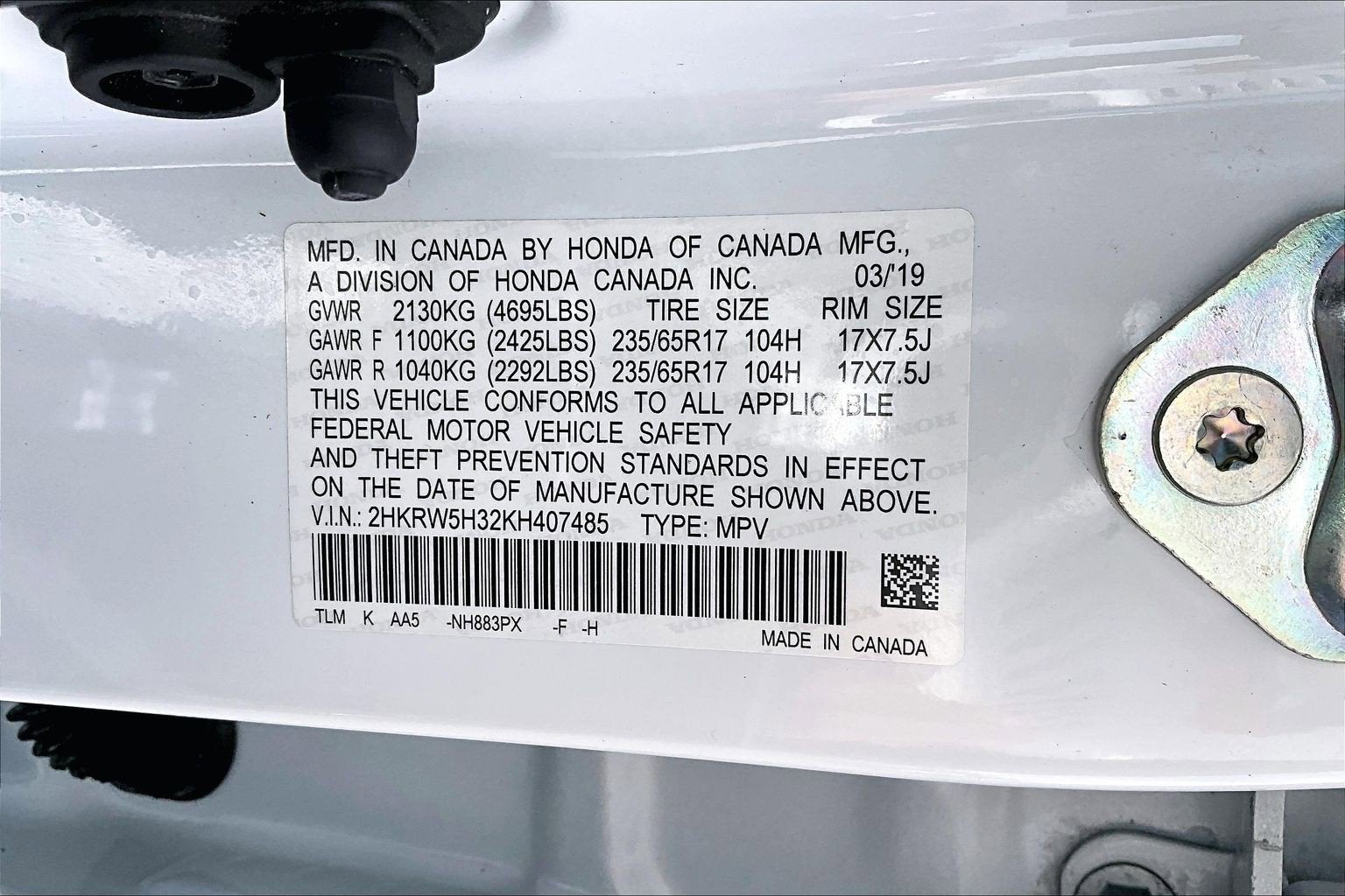 2019 Honda CR-V LX