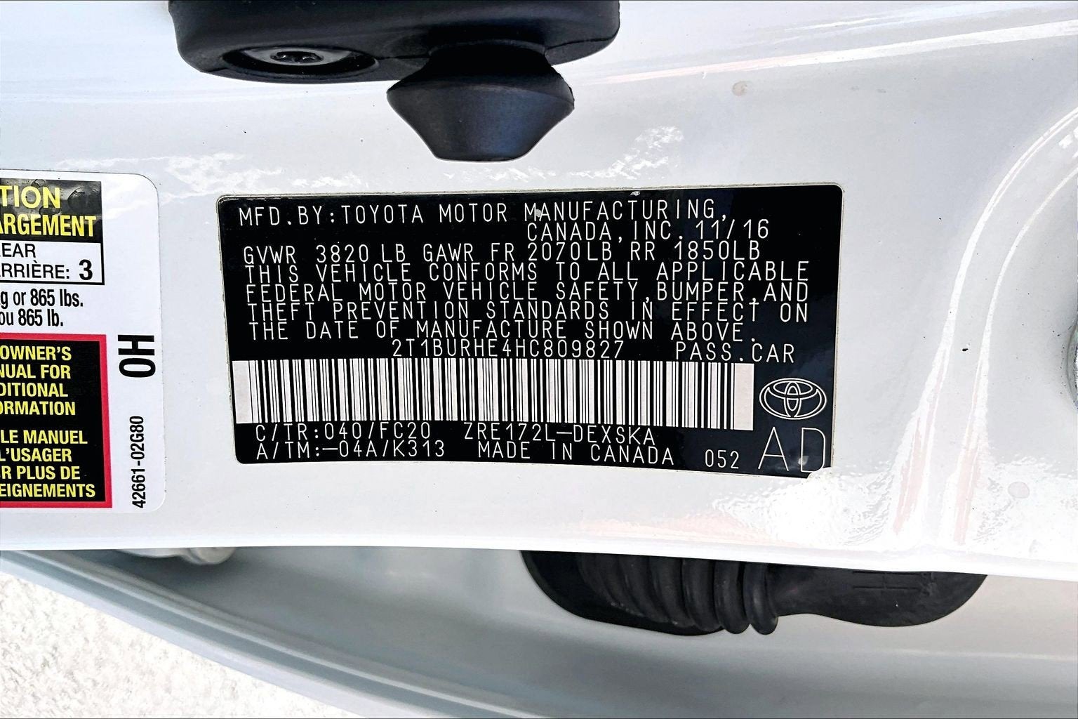 2017 Toyota Corolla SE