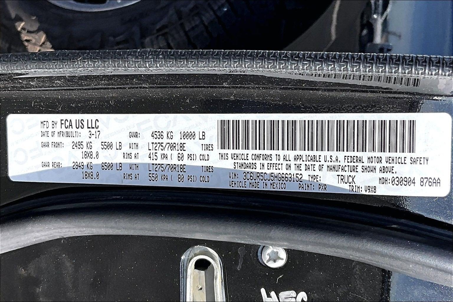 2017 RAM 2500 Tradesman
