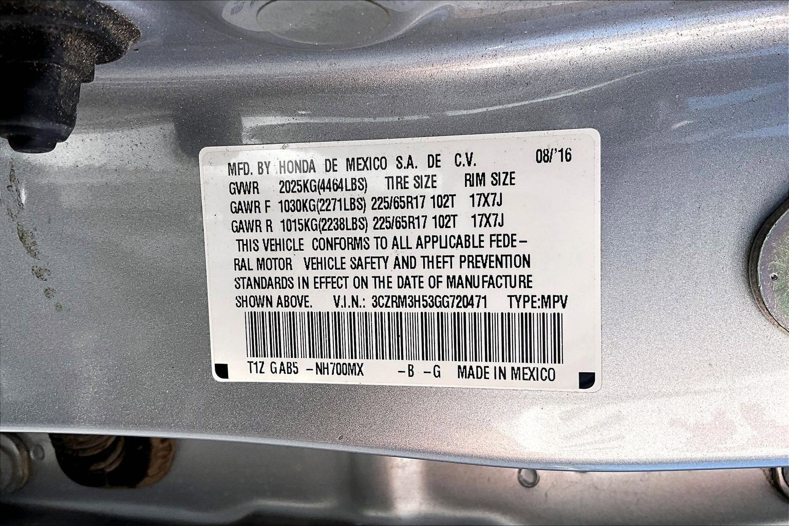 2016 Honda CR-V EX