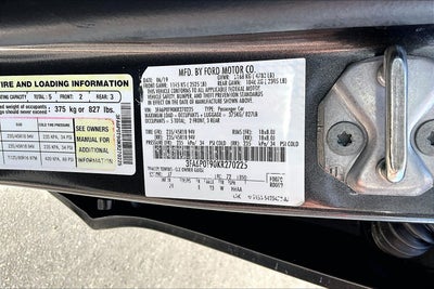 2019 Ford Fusion SE