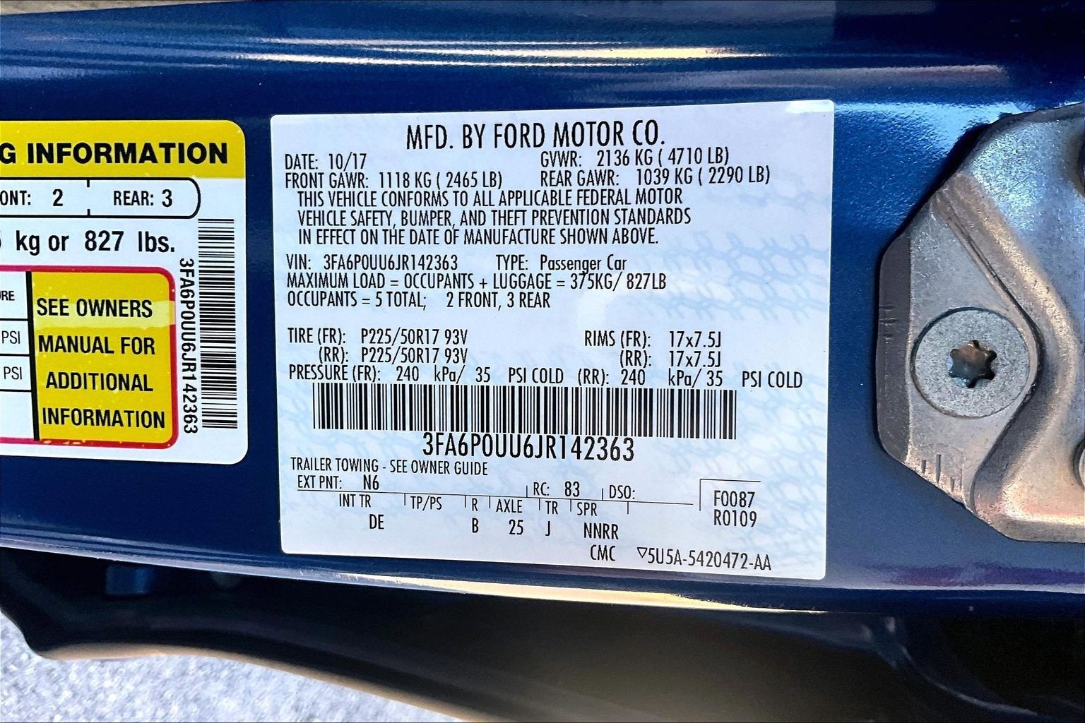 2018 Ford Fusion Hybrid S