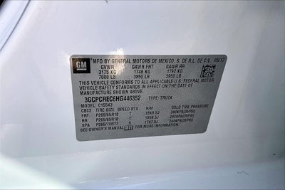 2017 Chevrolet Silverado 1500 LT