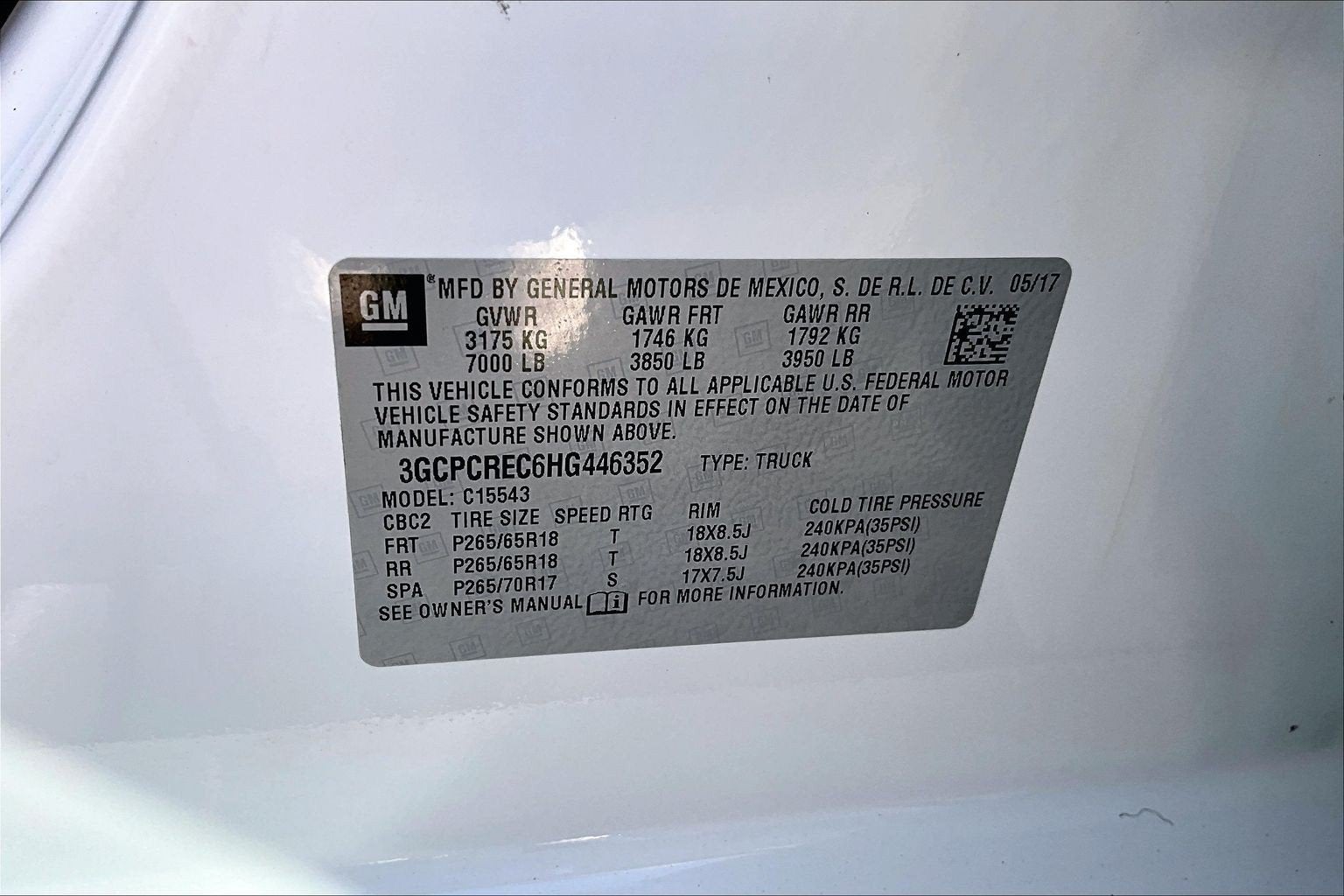 2017 Chevrolet Silverado 1500 LT