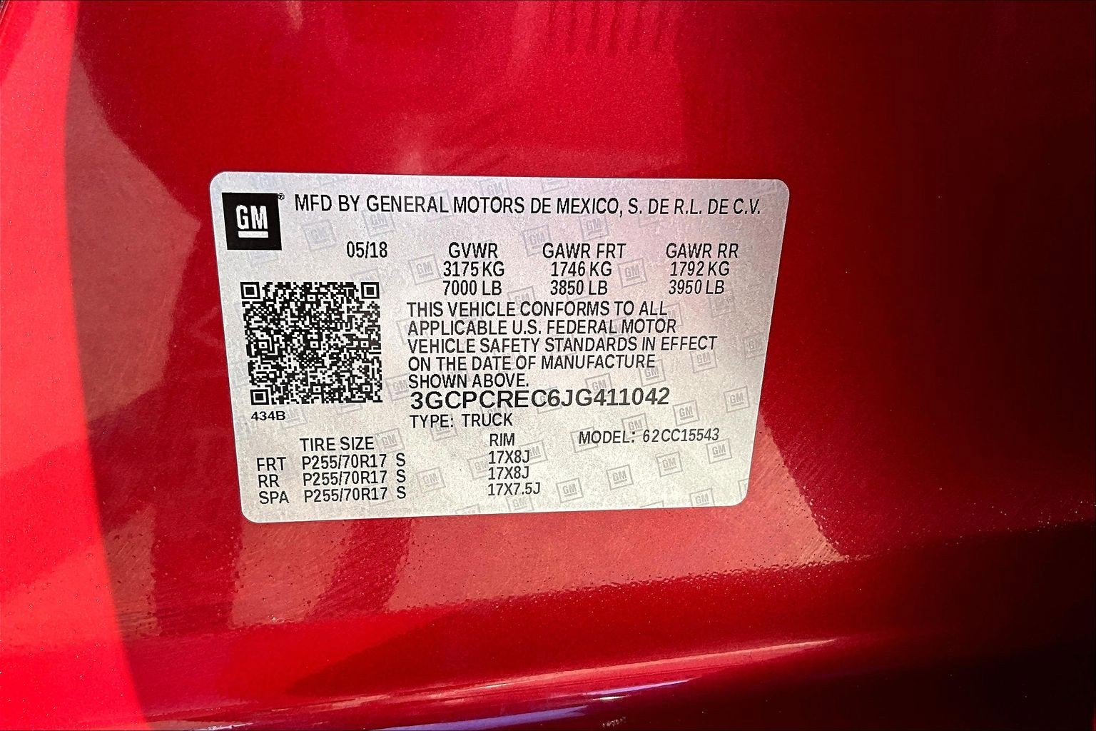 2018 Chevrolet Silverado 1500 LT