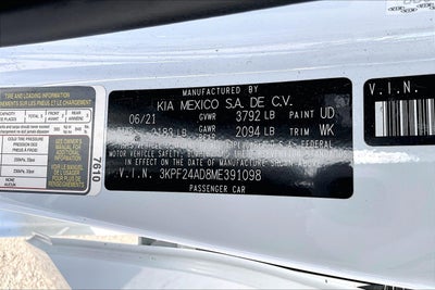 2021 Kia Forte LXS