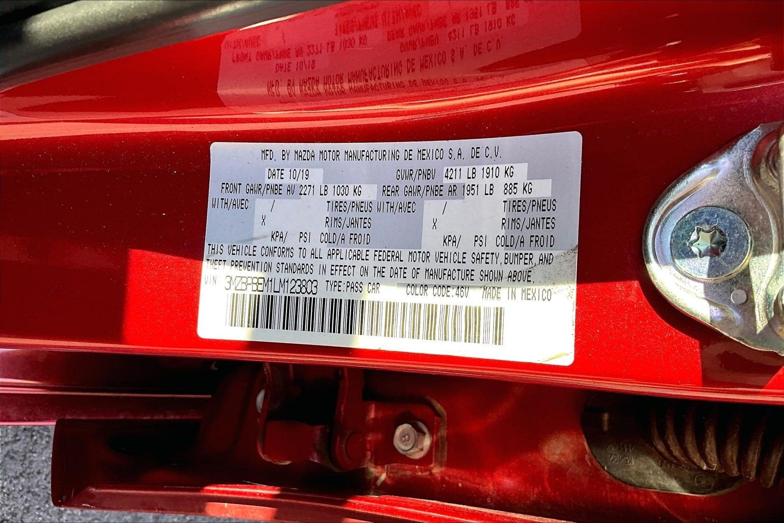 2020 Mazda Mazda3 Sedan Premium Package