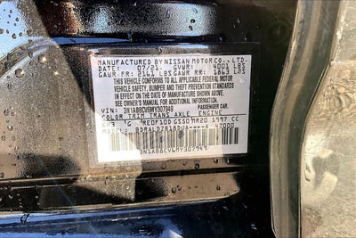 2021 Nissan Sentra SV